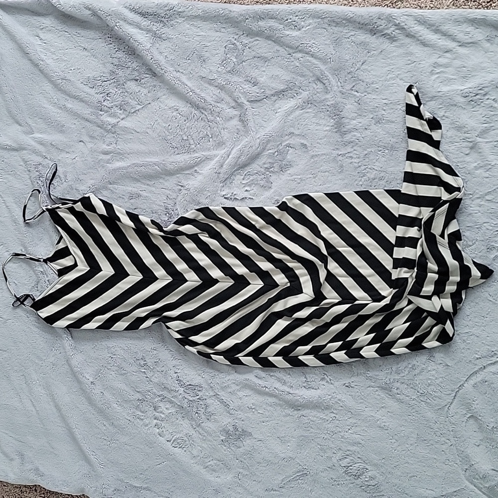 Rampage back ivory maxi dress large